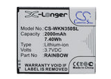 Battery for Wiko Bloom M172 N350 Rainbow Rainbow Neongelb Rainbow