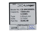 Battery for Wiko BLUSH Cink Slim CINK SLIM 2 IGGY N270 Sublim 4050 BLUSH SUBLIM