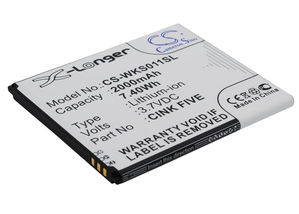 Battery for Wiko Cink Five Darknight N300 N350 Stairway CINK FIVE STAIRWAY