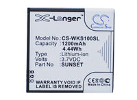 Battery for Wiko Sunset Sunset 2 Sunset neuwertig SUNSET