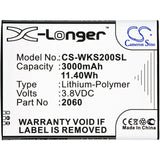 Battery for Wiko L5261AE Pulp Fab Pulp FAB 4G S5260AP Slide 2 5260 S104-N77000-002 S104-N77000-008 S104-N77000-012
