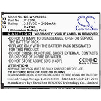 Battery for Wiko Harry 2 View W-V600 V12BNL