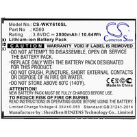 Battery for Wiko W-K560 Y61 K560
