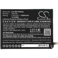 Battery for Wiko W-V720 Y80 386768