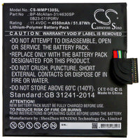 Battery for Wacom MobileStudio Pro 12 MobileStudio Pro 13 0B23-011P0RV BP-McAllan-31/4630SP