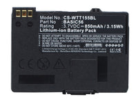 Battery for Way Systems MTT 1500 MTT 1510 MTT 1531 MTT 1556 MTT 1571 MTT 1581 BASIC56