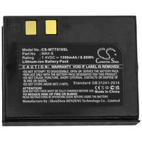 Battery for Way Systems MTT 1510 Printer WAY-S WAY-S