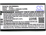 Battery for Yealink One Talk IP DECT W56H W56h/p W56P YL-5J