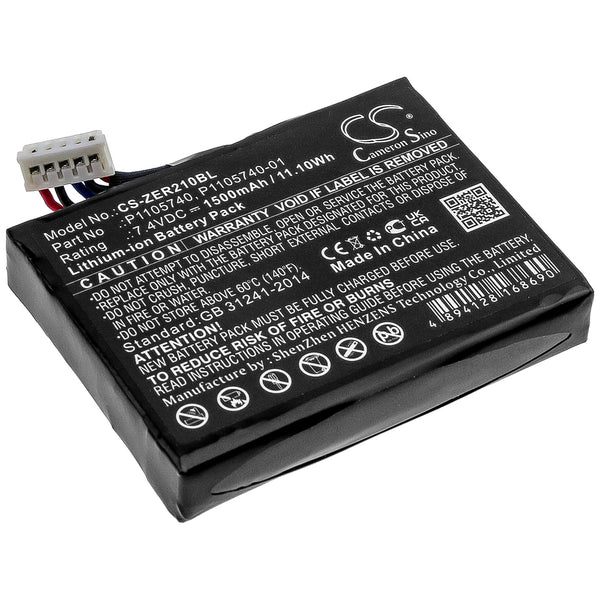 Battery for Zebra ZQ200 ZQ210 ZQ21-A0E12KE-00 ZQ220 ZQ22-A0E01KE-00 P1105740 P1105740-01