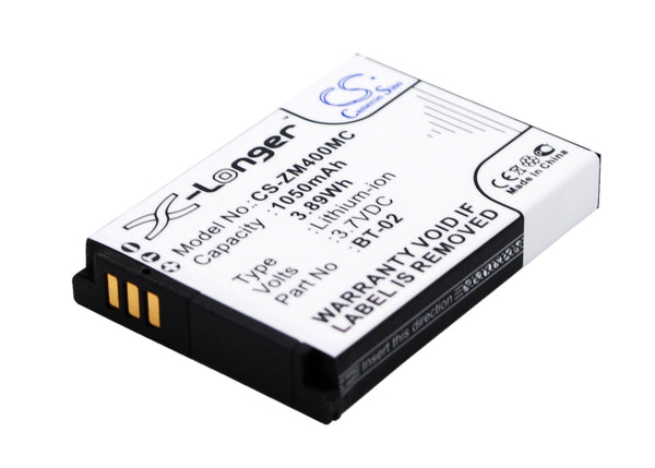 Battery for Zoom 247-9036 Q4 Q4 Handy Video Recorder BT-02