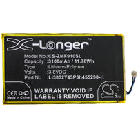 Battery for ZTE MF900 Li3832T43P3h455290-H