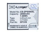Battery for ZOPO 6580 ZP580 BT33S