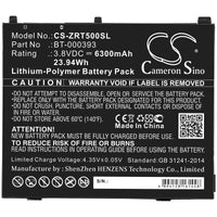 Battery for Zebra ET50 ET55 BT-000393