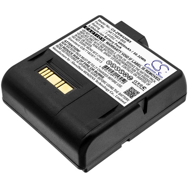 Battery for Zebra L405 RW420 RW420 EQ AK17463-005 CT17102-2