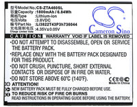 Battery for ZTE Blade A460 Blade L4 Li3822T43P3h736044