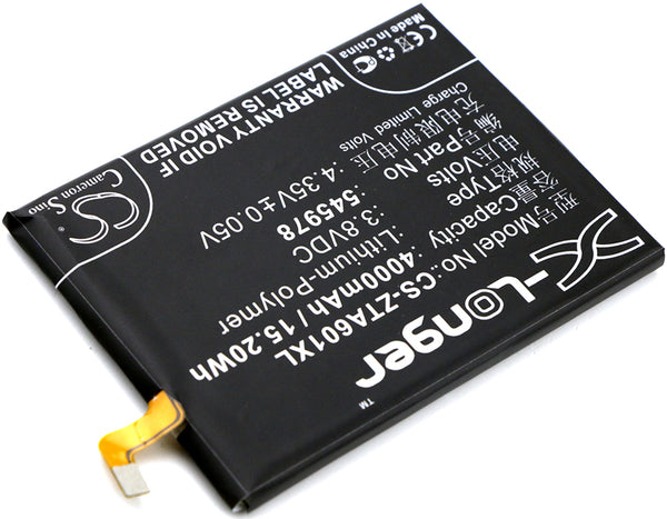 Battery for ZTE BA601 Blade A601 545978 ICP51/59/78SA