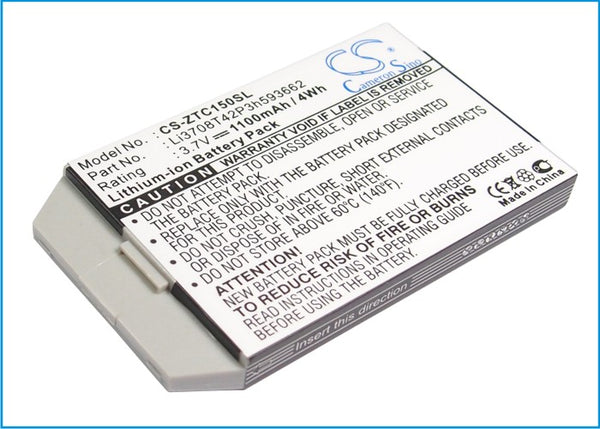 Battery for ZTE C150 C200 C220 C230 C600 C610 C620 E150 GC01 M60 Li3708T42P3h593662