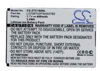 Battery for ZTE C160 C180 C260 C310 C311 C321 C331 H500 H5000 K70 U350 Li3708T42P3h553762 Li3710T42P3h553762-H