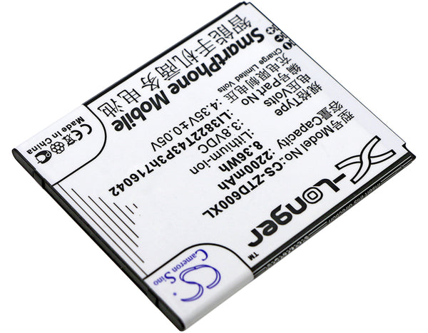 Battery for ZTE Blade D6 Blade D6 Dual SIM D6 Dual SIM TD-LTE LI3822T43P3h716042
