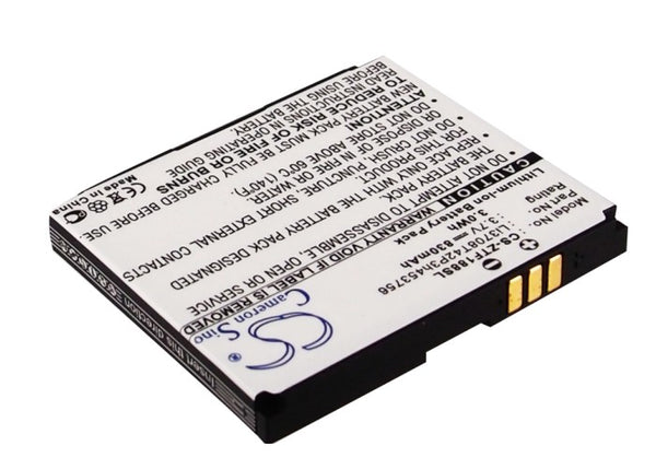 Battery for TELSTRA Cranberry F168 F188 F230 F233 F350 F500 F582 F600 F852 F858 F858 Easy Touch F870 Glide i628 Next G Next G Smart Touch Li3707T42P3h443747 Li3708T42P3h453756 Li3709T42P3h453756