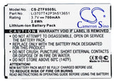 Battery for ZTE F252 F256 F850 F851 Li3707T42P3h513651