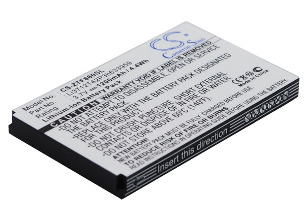 Battery for ZTE E700 F860 F868 F866 I909 Li3712T42P3h633959