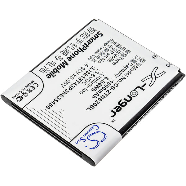 Battery for ZTE Obsidian Z820 Li3818T43P3h635450
