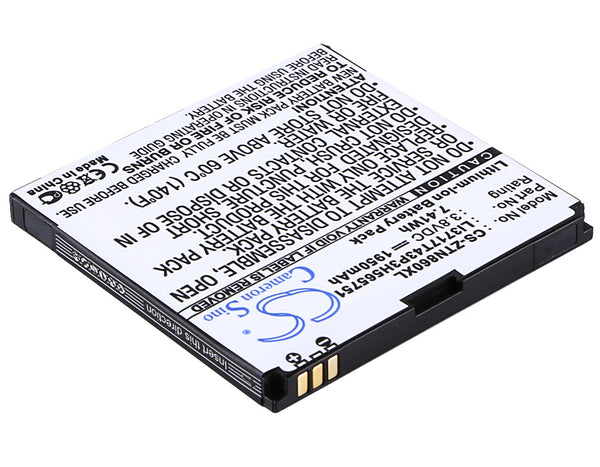 Battery for USCellular MWP3505 MWP3505US Render