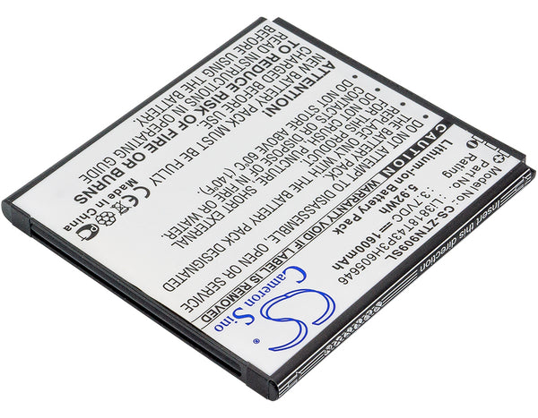 Battery for ZTE N909 V818 Li3818T43P3H605646