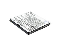 Battery for ZTE Atlas Blade II Crescen OZTA1211 Li3712T42P3h475248