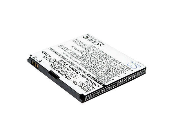 Battery for ZTE Atlas Blade II Crescen OZTA1211 Li3712T42P3h475248