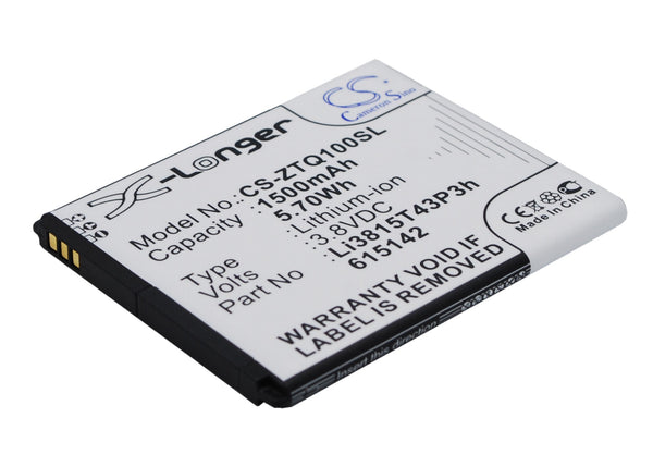 Battery for ZTE Blade Q Mini NTZEZ667G3P4P Prelude 2 Whirl 2 Whirl II Z667 Z667G Z667T Zinger Li3815T43P3h615142 Li3815T43P3h615142-I