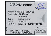 Battery for A+World CG503 Li3716T42P3h705742