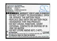 Battery for ZTE Q805T Li3825T43P3H846739