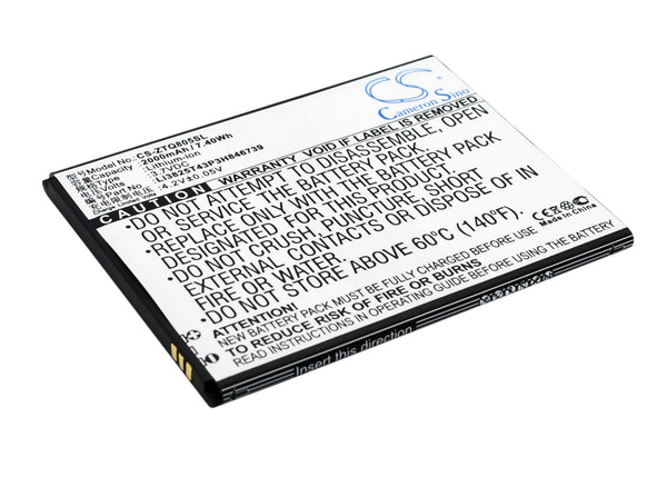 Battery for ZTE Q805T Li3825T43P3H846739