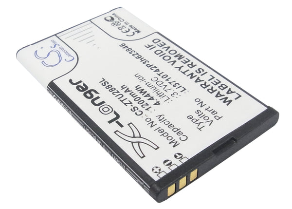 Battery for ZTE U288 Li3710T42P3h623846
