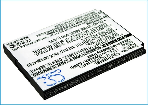 Battery for ZTE D820 D821 U908 U981 Li3715T42p3h634463