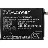 Battery for Nubia NX612 NX612j V18 Li3940T44P6h876442