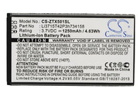 Battery for ZTE Score M X500M Li3715T42P3h734158
