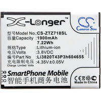 Battery for ZTE Jasper Lte Z718 Z718TL Li3820T43P3h604655